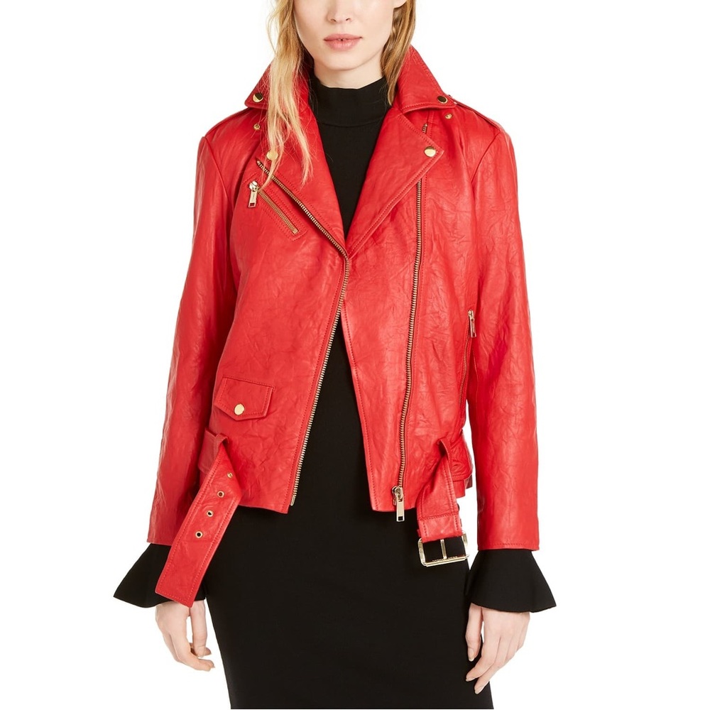 Michael Kors Leather Motto jacket ❤️